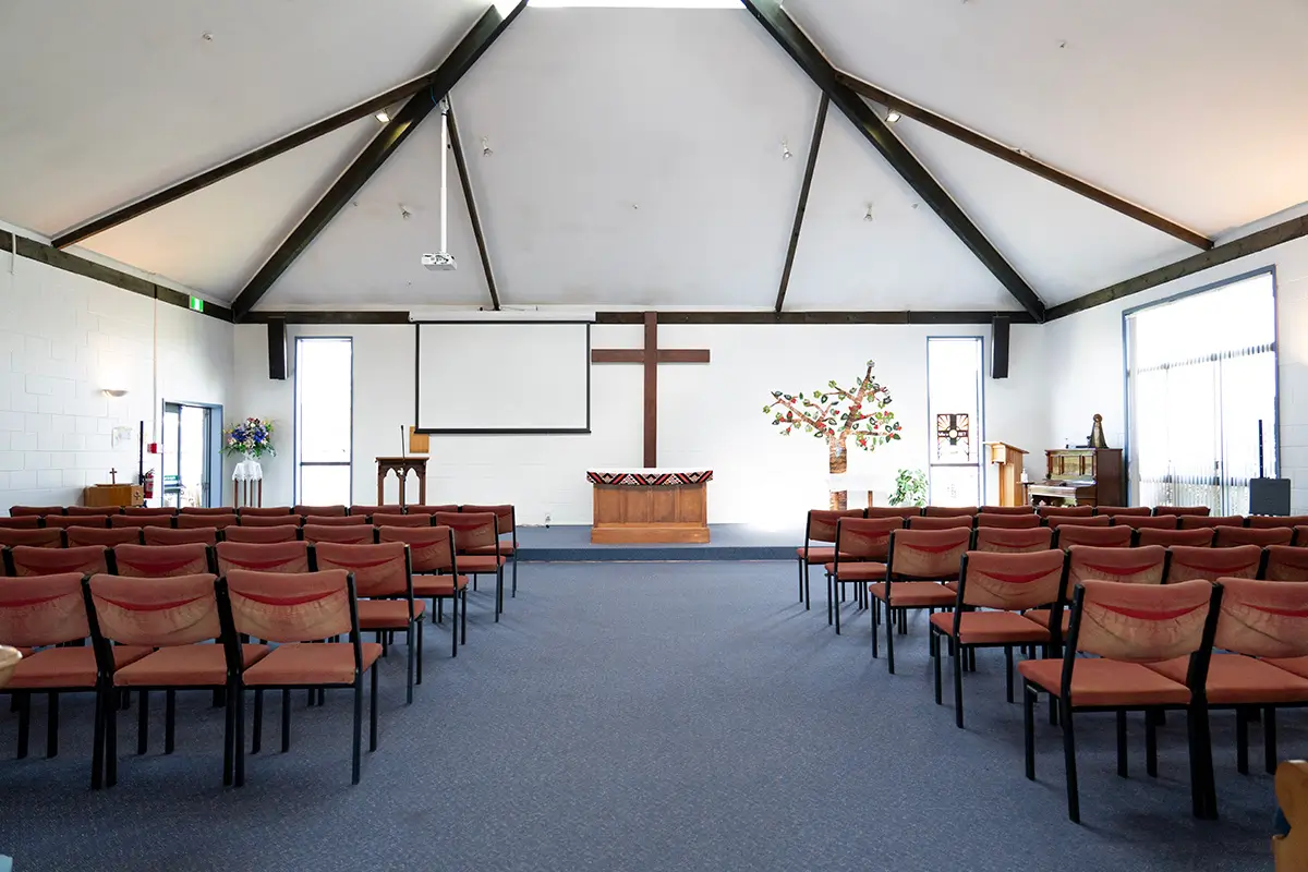 The main auditorium area of St Mary's Glenn Innes
