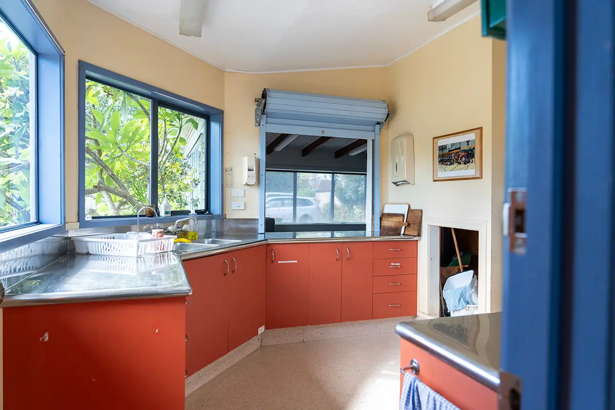 Kitchen space available with venue hire